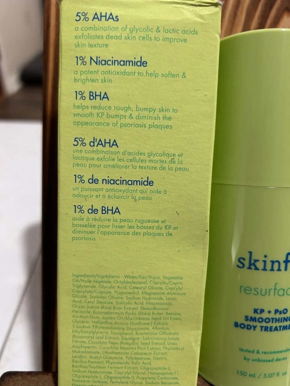 Skinfix resurface+ and barrier+ moisturizer duo in light green & bright blue